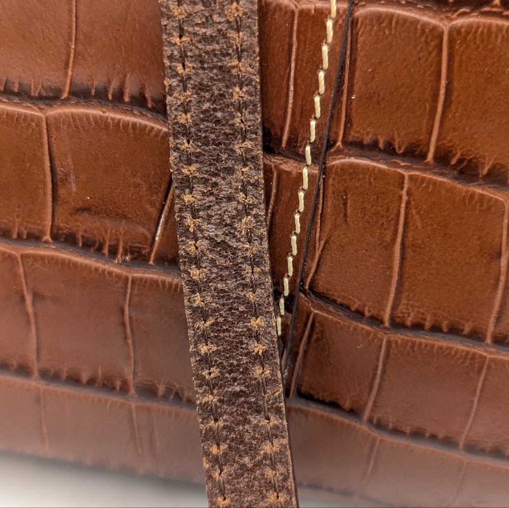 Dooney & Bourke Croco Charlotte Bag - Picture 4 of 13